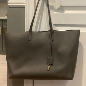 Saint Laurent Shopper Tote Graphite